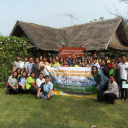 โครงการศูนย์แปลงสาธิตการเกษตรแบบผสมผสาน ตำบลสุขเดือนห้า จังหวัดชัยนาท (19 กุมภาพันธ์ 2555)