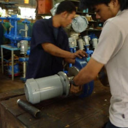 โครงการการปรับปรุงคุณภาพน้ำโดยเติมกังหันน้ำมูลนิธิชัยพัฒนา กรุงเทพฯ (17 มกราคม 2555)