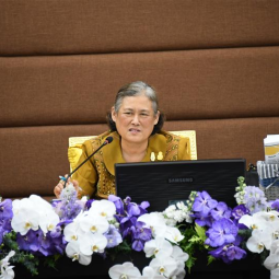 สมเด็จพระเทพรัตนราชสุดาฯ สยามบรมราชกุมารี       ทรงเป็นองค์ประธานการประชุมคณะกรรมการมูลนิธิชัยพัฒนา ครั้งที่ 1/2560