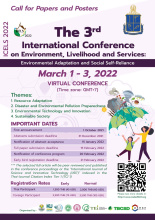 Tge 3rd International Conference on Environment, Livelihood  ...