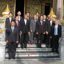 ร่วมงานพระราชพิธีวันที่ระลึก พระราชพิธีบรมราชาภิเษก เป็นพระมหากษัตริย์ รัชกาลที่ 9 แห่งราชอาณาจักรไทย