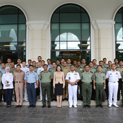 โรงเรียนเสนาธิการทหาร กองทัพมาเลเซีย ศึกษาดูงานมูลนิธิชัยพัฒนา