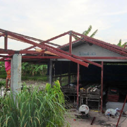 โครงการพัฒนาที่ดินของมูลนิธิชัยพัฒนา บ้านเกาะกา ตำบลท่าเรือ อำเภอปากพลี จังหวัดนครนายก (16  มิถุนายน  2552)