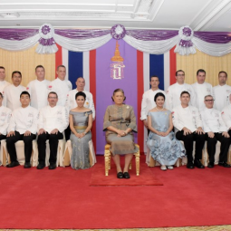 Her Royal Highness Princess Maha Chakri Sirindhorn proceeds to Royal Ballroom, Mandarin Oriental Hotel to preside the opening ceremony of Bangkok Chefs Charity 2018