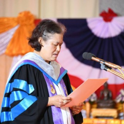 <strong>Read more about</strong><br />Her Royal Highness Princess Maha Chakri Sirindhorn represents His Majesty King Maha Vajiralongkorn Bodindradebayavarangkun to bestow a degree to the newly graduated of Thaksin University Her Royal Highness Princess Maha Chakri Sirindhorn represents His Majesty King Maha Vajiralongkorn Bodindradebayavarangkun to bestow a degree to the newly graduated of Thaksin University