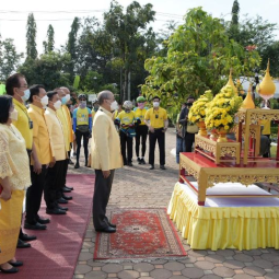 Secretary-General of the Chaipattana Foundation Participates in the Merit Making Ceremony Dedicated to His Majesty King Bhumibol Adulyadej The Great