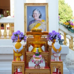 Annual Religious Kathin Ceremony at Wat Mongkol Chaipattana in Saraburi Province