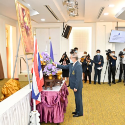 Her Royal Highness Princess Maha Chakri Sirindhorn Presents the Token of Appreciation to Medical Personnel and Royally-granted Budget to Renovate and Develop the Hospitals