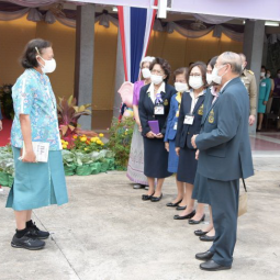 Her Royal Highness Princess Maha Chakri Sirindhorn Presides over the End of 2021 Academic Year Ceremony of the Chaipittayapat (Jaruwattananukul Thapra) School, Bangkok