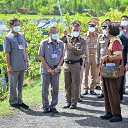 Her Royal Highness Princess Maha Chakri Sirindhorn Observes the Operation Progress in Surin Province and Buriram Province