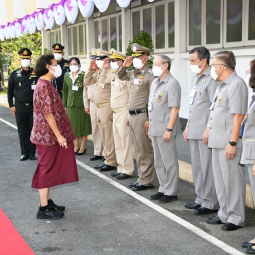 Her Royal Highness Princess Maha Chakri Sirindhorn Travels to Observe the Operation of “Thaharn Phandee Project (Good Farmer Soldiers)” in Songkhla Province