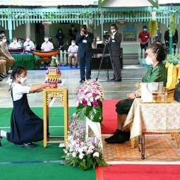 Her Royal Highness Princess Maha Chakri Sirindhorn Presides over the End of Academic year 2022 at Anubanpathaivittaya School (Chaipattana Foundation) in Nakhon Pathom Province