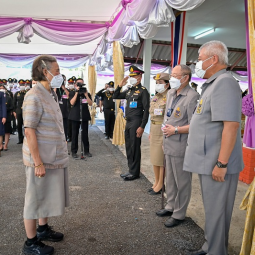 <strong>Read more about</strong><br />Her Royal Highness Princess Maha Chakri Sirindhorn Observes the Activity of Rice Harvesting at Chulachomklao Royal Military Academy in Nakhon Nayok Province Her Royal Highness Princess Maha Chakri Sirindhorn Observes the Activity of Rice Harvesting at Chulachomklao Royal Military Academy in Nakhon Nayok Province
