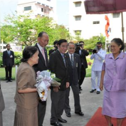 HRH Princess Maha Chakri Sirindhorn presides over the closing ceremony of the 2010 Academic Year at Chaipittayapat School of the Chaipattana Foundation