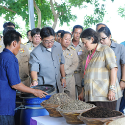 HRH Princess Maha Chakri Sirindhorn Inspects the Progress of the Chaipattana Foundation’s Sirindhorn Agricultural Center