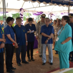 HRH Princess Maha Chakri Sirindhorn Visited Chakraband Pensiri Center for Plant Development at Buriram Province