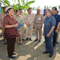 HRH Princess Maha Chakri Sirindhorn visited Chakraband Pensiri Center for Plant Development at Surin Province