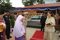 สมเด็จพระเทพฯ เสด็จพระราชดำเนินติดตามความก้าวหน้าโครงการมูลนิธิชัยพัฒนา